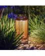 JAZZ Solar Outdoor Light - Teak / Bronze Aluminum
